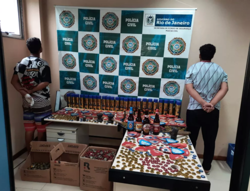 Galpão onde criminosos falsificavam cervejas em Rio Bonito é fechado pela Polícia Civil.