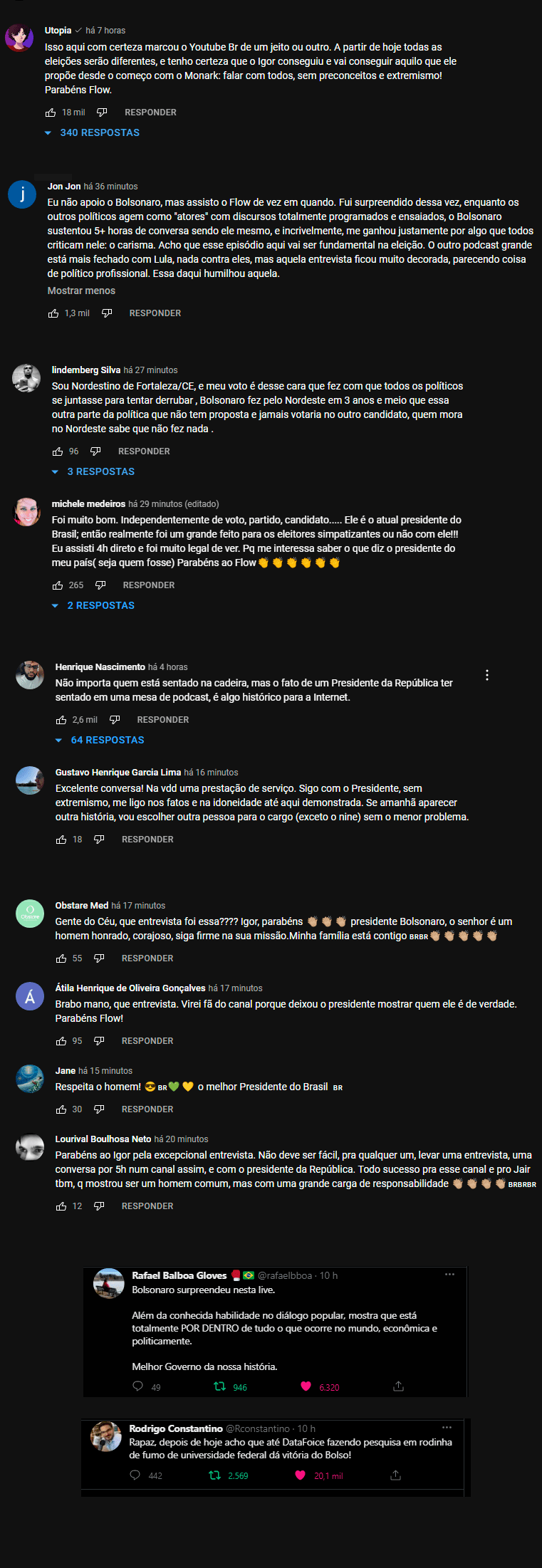 Comentários Flow