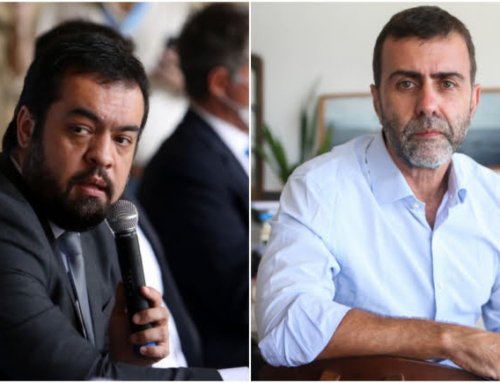 Segundo pesquisa do DataFolha, Cláudio Castro tem 44% dos votos e Marcelo Freixo 31%.