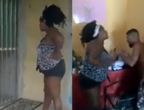 Moradora de São Gonçalo recupera celular roubado e estapeia o suspeito; Vídeo.