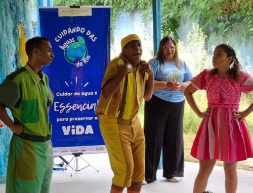 Ano letivo começa nas Escolas Municipais de São Gonçalo com apresentação teatral sobre meio ambiente e saneamento básico.