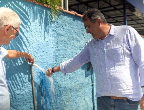 Mais de 4,5 mil moradores de São Gonçalo terão água tratada em casa pela primeira vez.