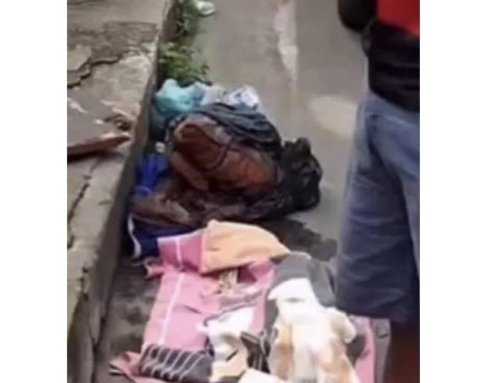 Recém-nascida é encontrada morta dentro de sacola de lixo em São João de Meriti