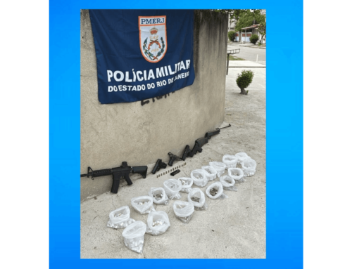 Pistola com inscrição argentina é apreendida em operação do 35º BPM em Itaboraí.