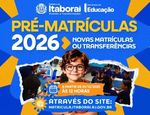 Itaboraí abre pré-matrículas online para o ano letivo de 2026 na rede municipal