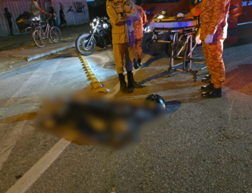 Sequência de acidentes com motos deixa um morto e um ferido na BR-101, em Itaboraí