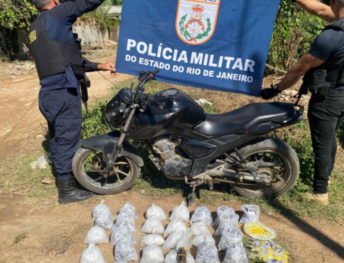 Operação da PM termina com prisão de suspeito do tráfico e apreensão de drogas e granada em Itaboraí