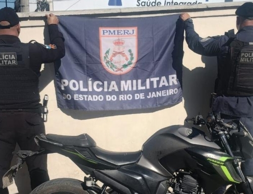 Motocicleta com registro de roubo é recuperada por policiais em Itaboraí