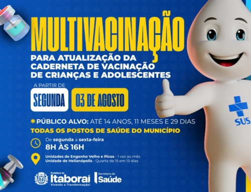 Itaboraí inicia campanha para atualizar vacinação de crianças e adolescentes