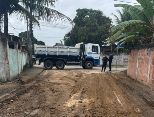Polícia Militar realiza operação para retirada de barricadas em Itambi e Gebara, em Itaboraí